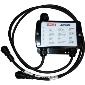 Переходник блока проводки преобразователя LOWRANCE xSonic Pigtail